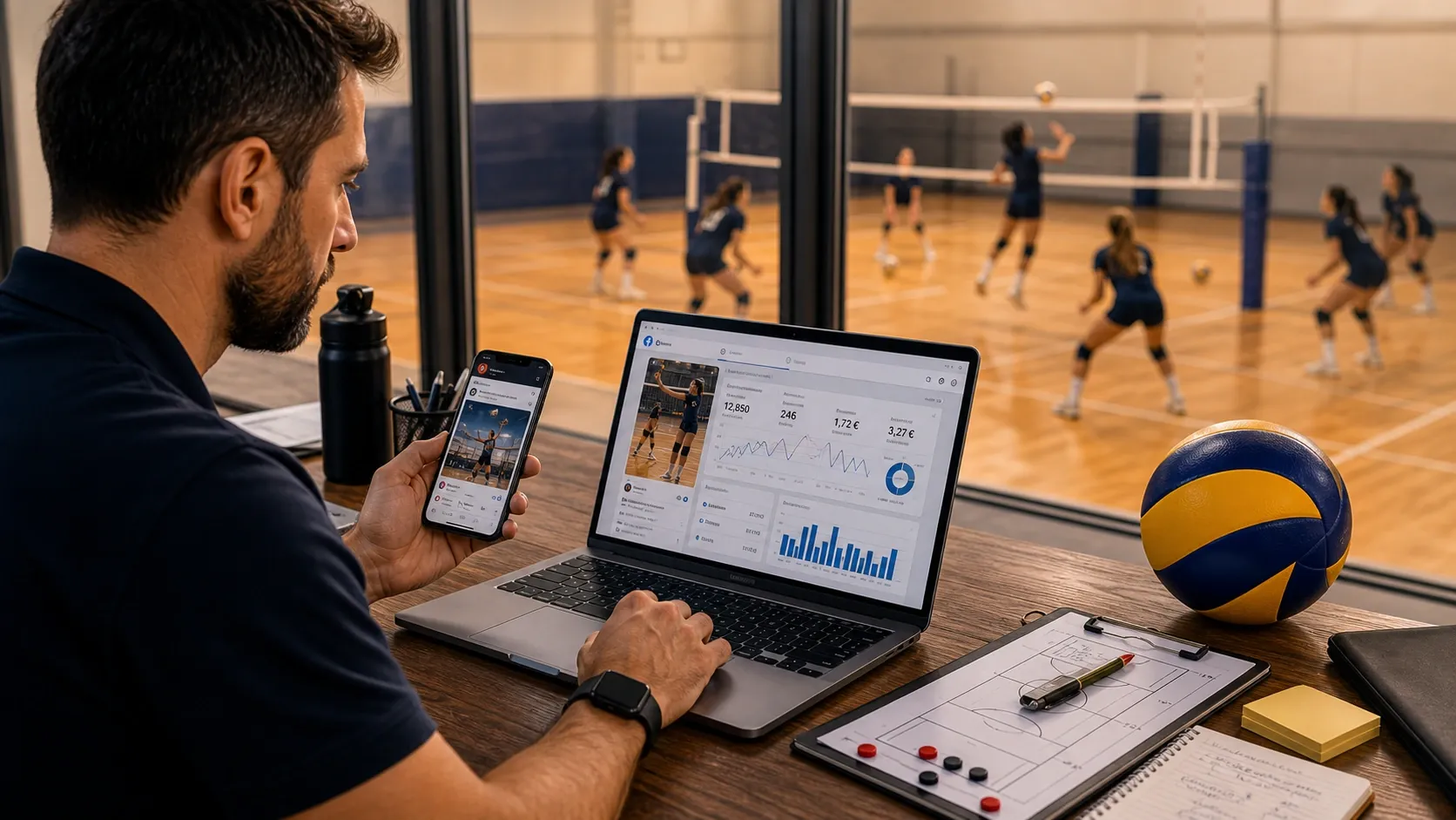 Meta Ads pour Entraîneurs de Volley-Ball